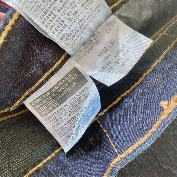 LEVI'S 505 NWT straight leg denim jean 32/30 - Picture 5 of 6